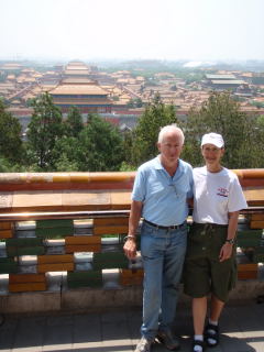 Linda and Jim before the Forbidden City