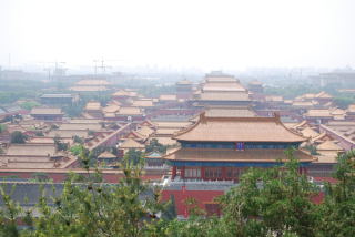 Forbidden City from atop