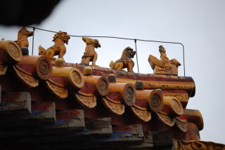 Roof Details in Forbidden City